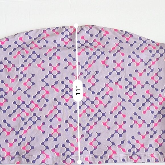 BP. Nordstrom Purple Cropped Tube Top Geo Print Size LARGE - Picture 9 of 10